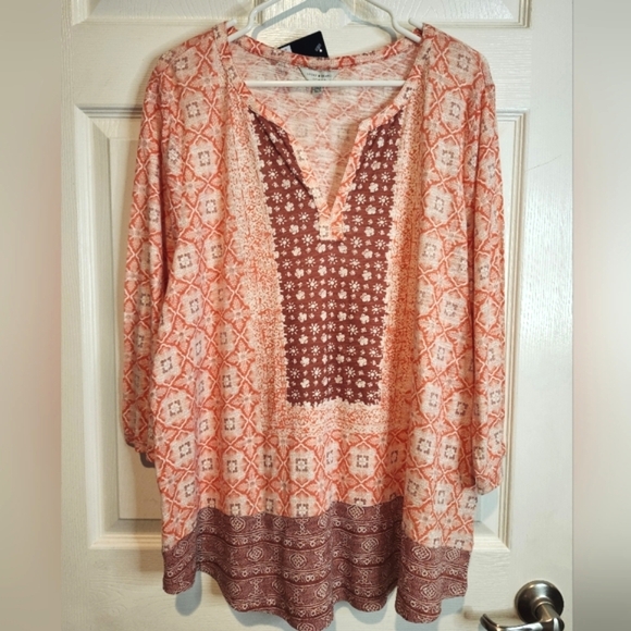 Lucky Brand Tops - Lucky Brand Women's Tunic Size 2X